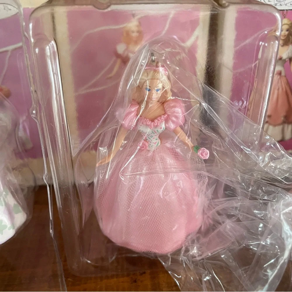 Lot of 3 Spring time Barbie Hallmark Keepsake Ornaments Collectors Series  95-97